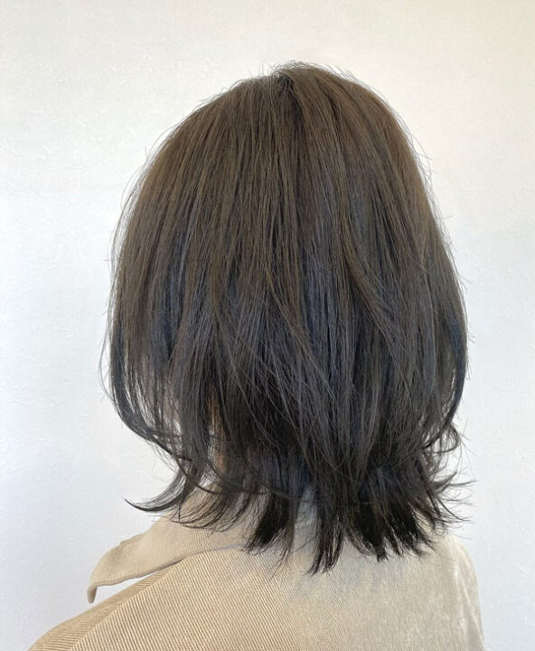 外ハネレイヤーミディ